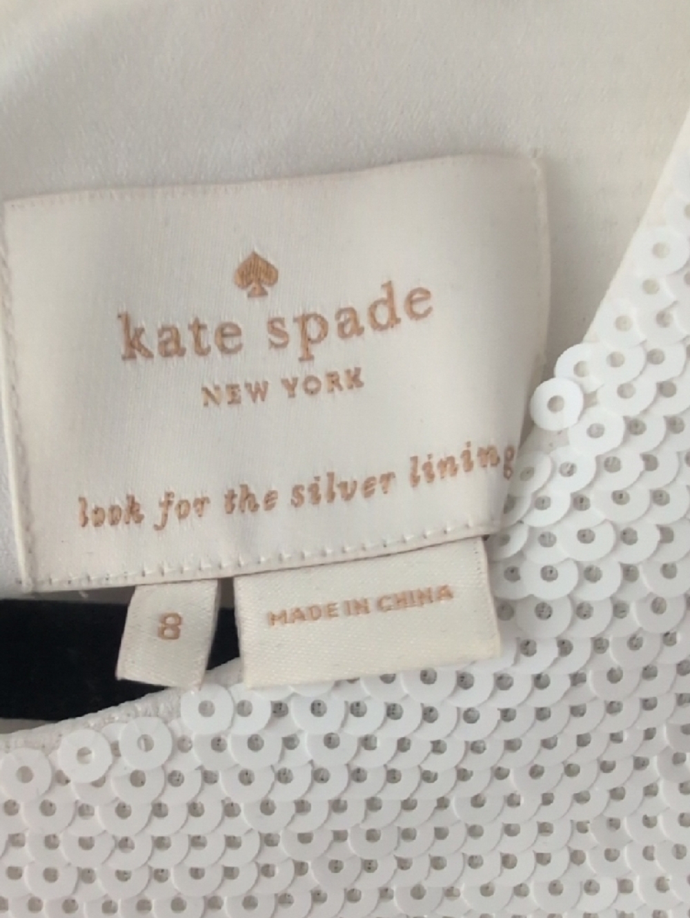 Kate Spade Striped Sequin Dress - Picture 2 of 3